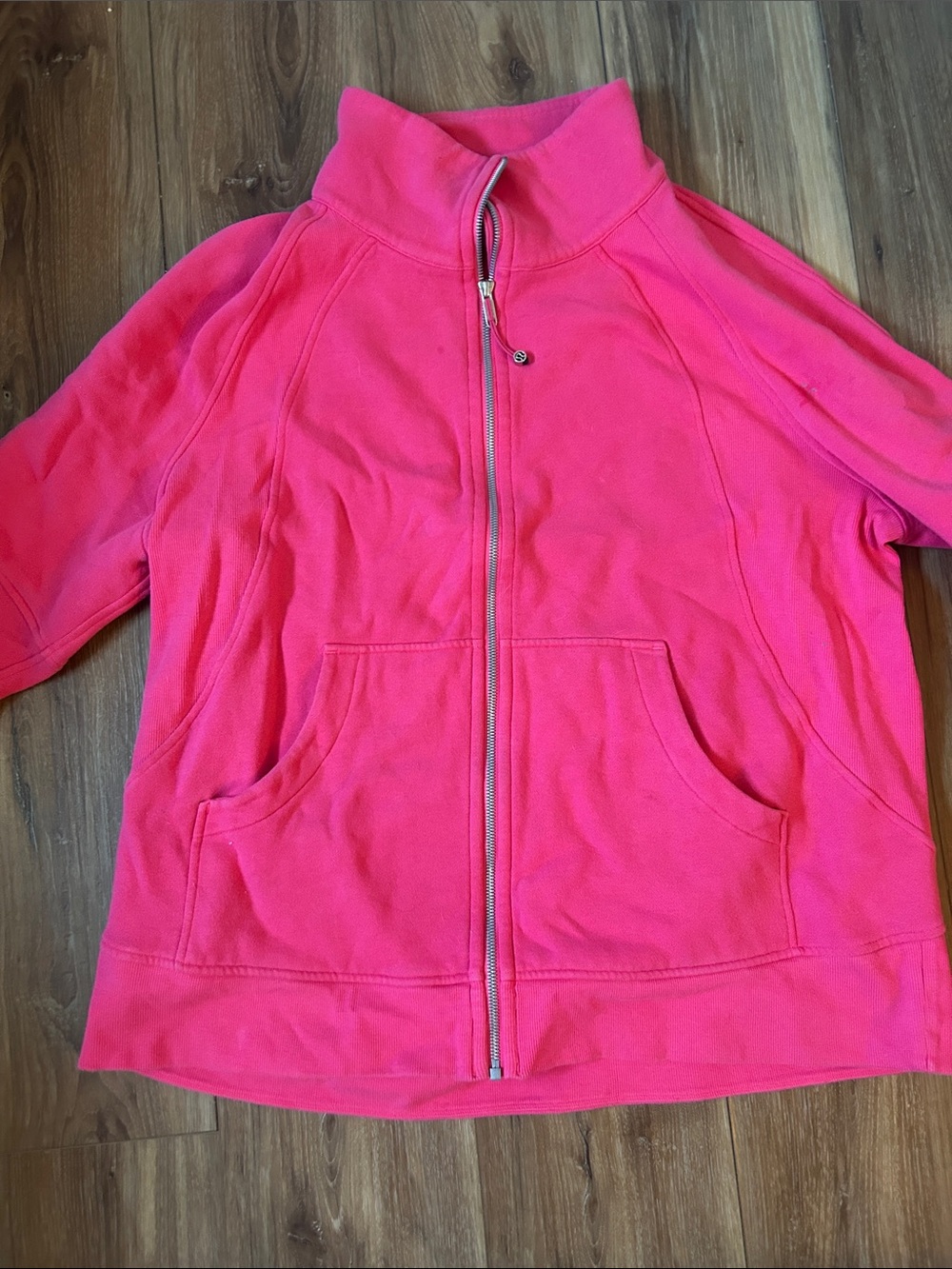lululemon athletica Hot Pink Fleece Pullover